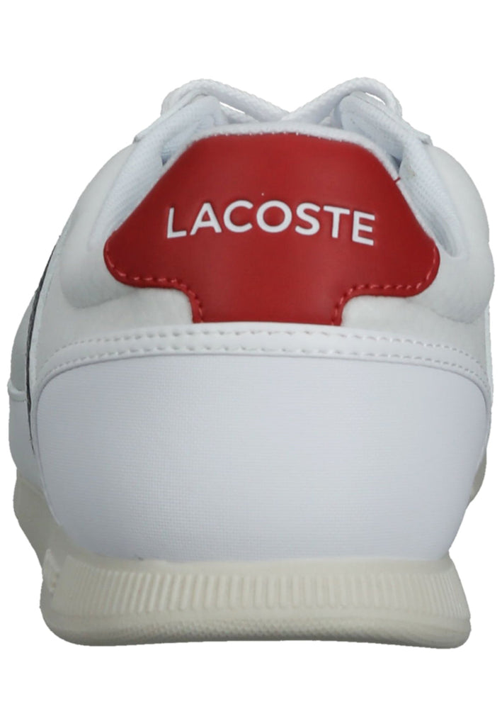 Lacoste Sneaker Leder Weiß/Rot