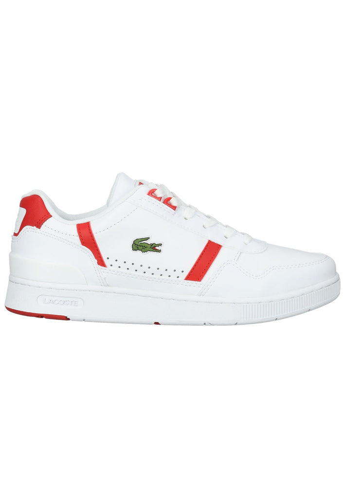 Lacoste Sneaker Leder Weiß/Rot