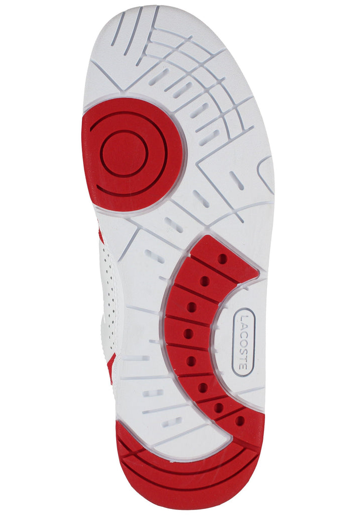 Lacoste Sneaker Leder Weiß/Rot