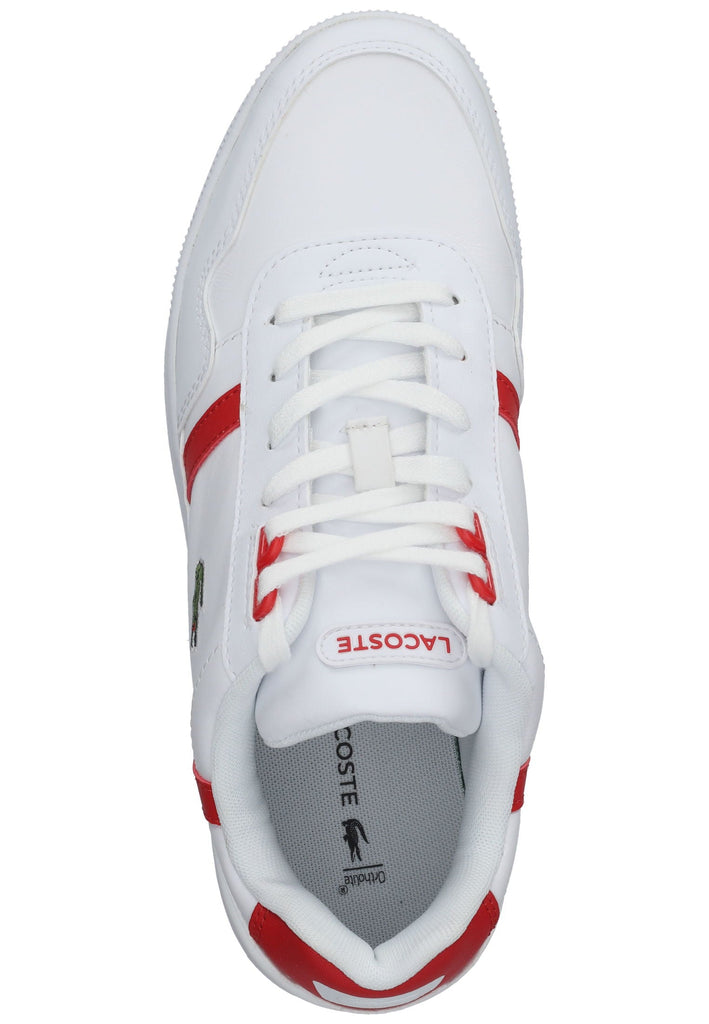Lacoste Sneaker Leder Weiß/Rot