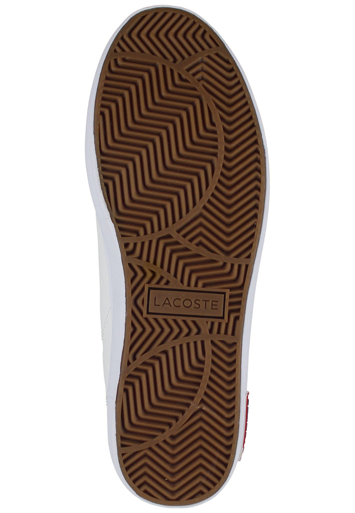 Lacoste Sneaker Leder Weiß/Rot