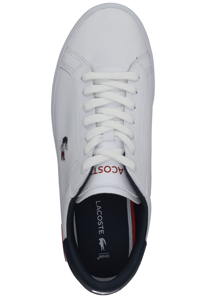 Lacoste Sneaker Leder Weiß/Rot