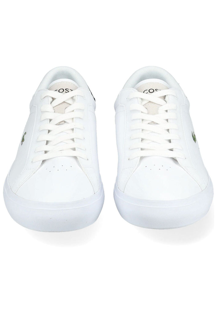 Lacoste Sneaker Leder Weiß/Schwarz