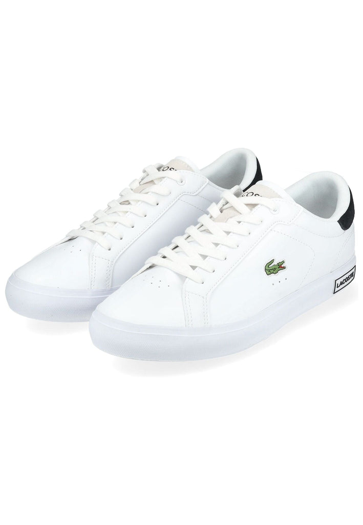 Lacoste Sneaker Leder Weiß/Schwarz