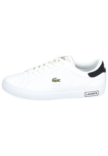 Lacoste Sneaker Leder Weiß/Schwarz