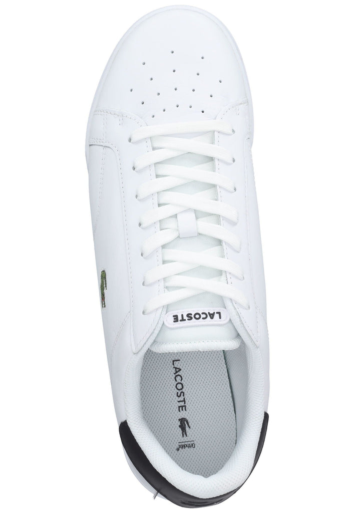 Lacoste Sneaker Leder Weiß/Schwarz