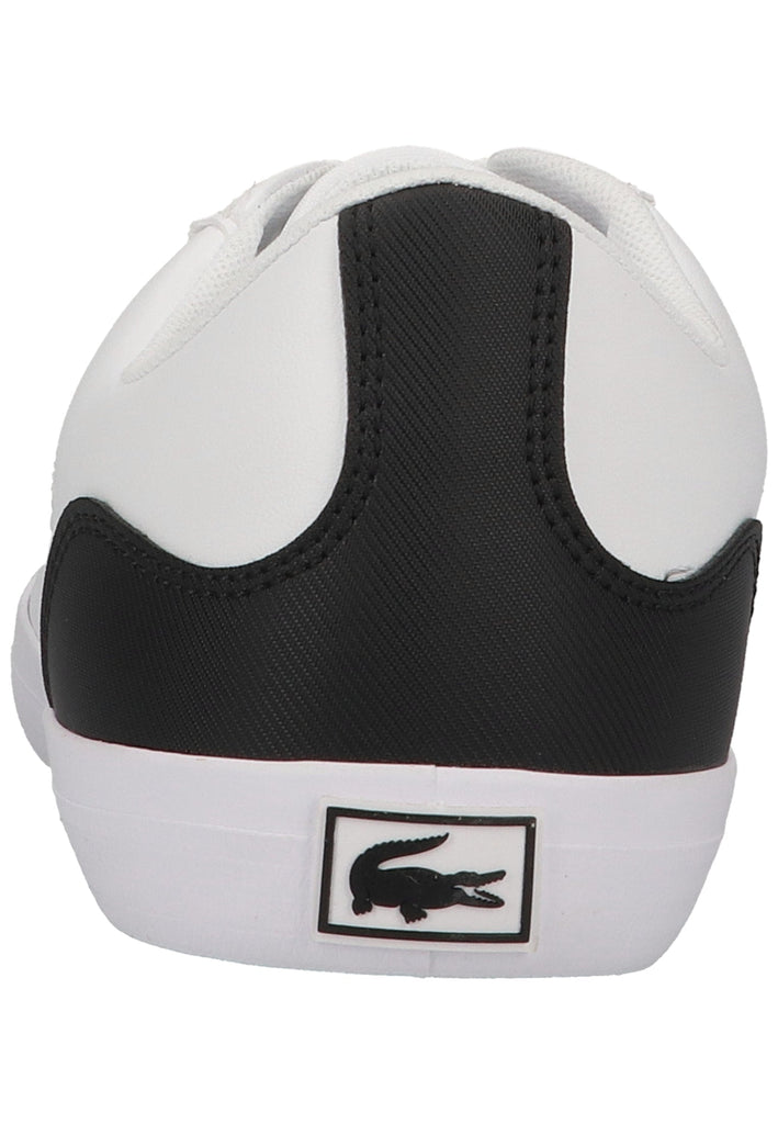 Lacoste Sneaker Leder Weiß/Schwarz