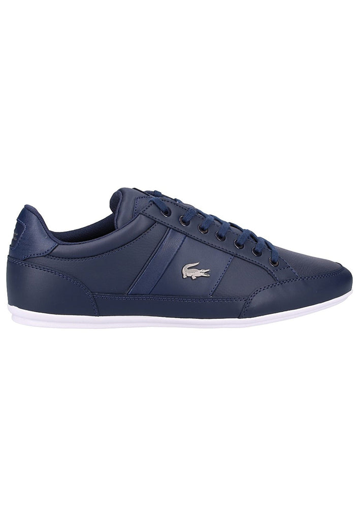 Lacoste Sneaker Lederimitat Blau/Weiß