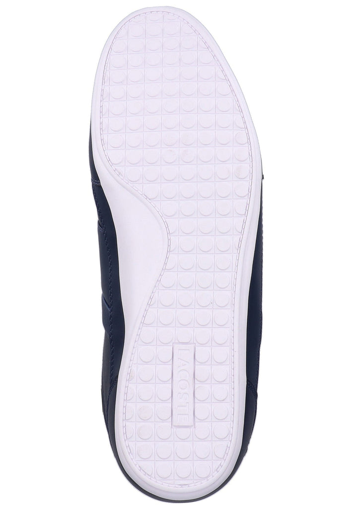 Lacoste Sneaker Lederimitat Blau/Weiß