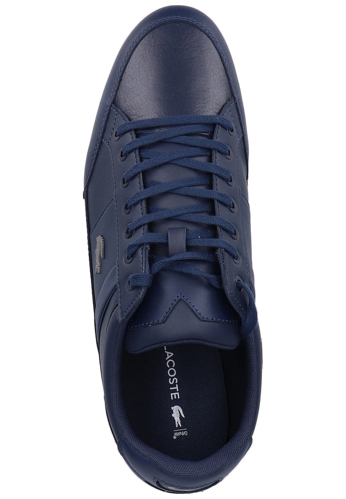 Lacoste Sneaker Lederimitat Blau/Weiß
