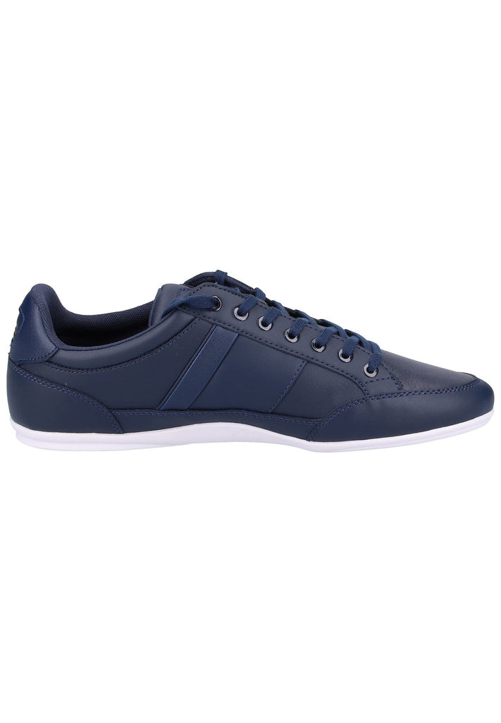 Lacoste Sneaker Lederimitat Blau/Weiß
