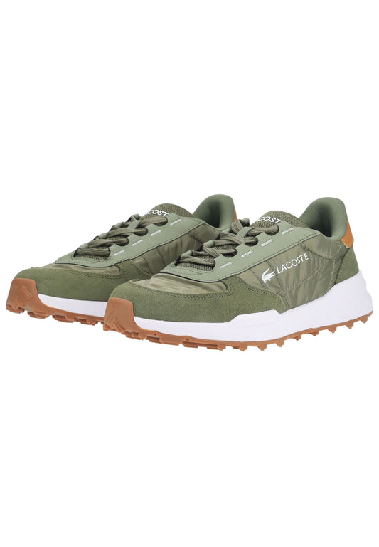 Lacoste Sneaker Lederimitat Khaki