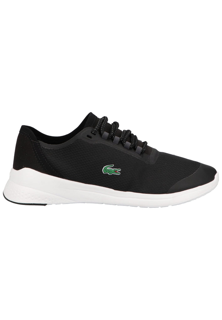 Lacoste Sneaker Lederimitat/Nylon Schwarz