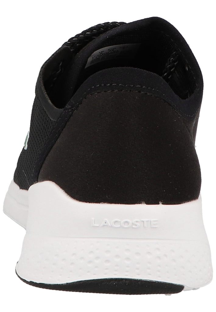 Lacoste Sneaker Lederimitat/Nylon Schwarz