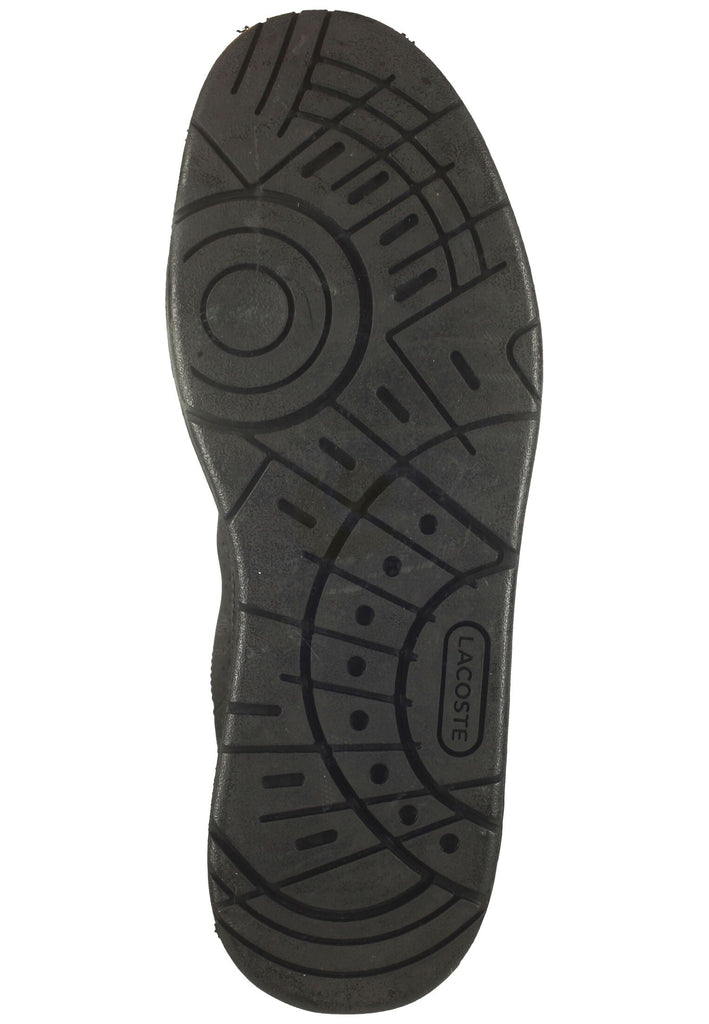 Lacoste Sneaker Lederimitat Schwarz