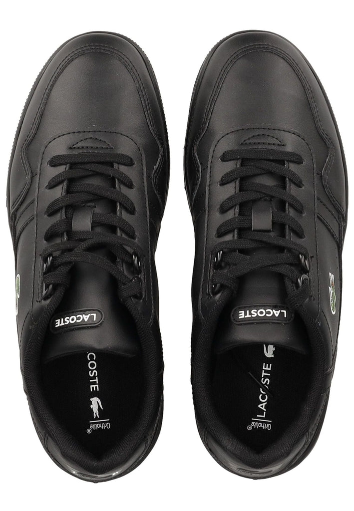 Lacoste Sneaker Lederimitat Schwarz/Schwarz