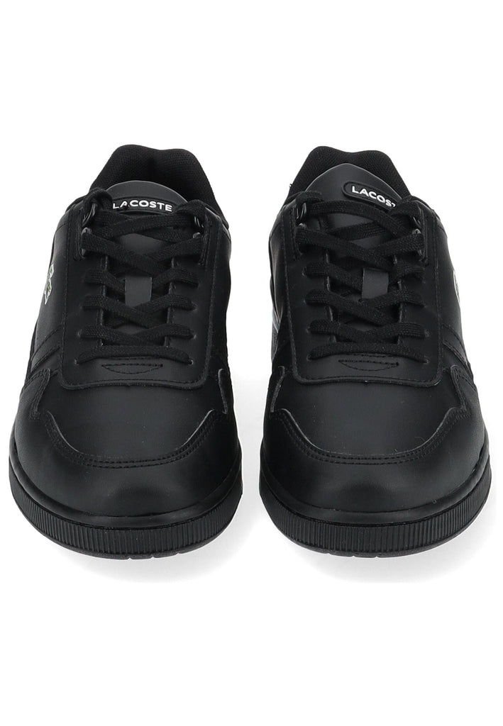 Lacoste Sneaker Lederimitat Schwarz/Schwarz
