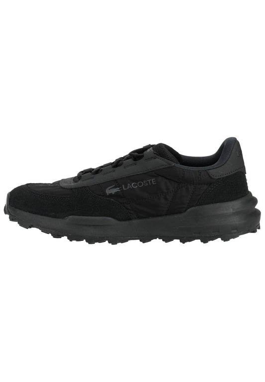 Lacoste Sneaker Lederimitat Schwarz/Schwarz