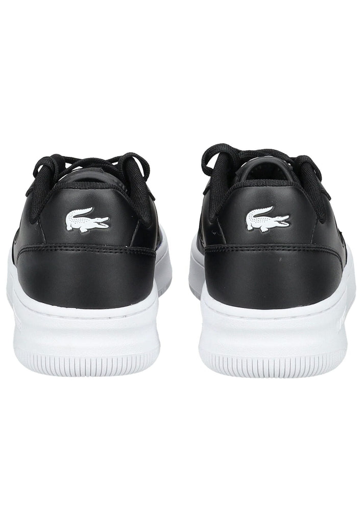 Lacoste Sneaker Lederimitat Schwarz/Weiß