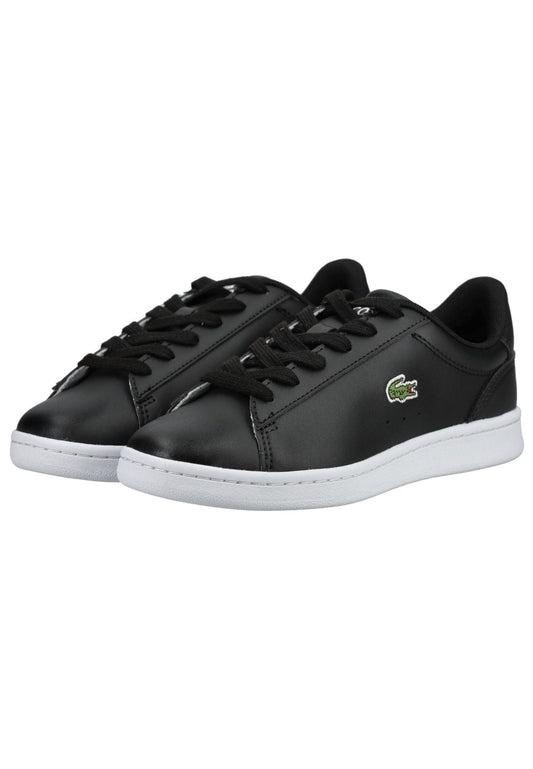Lacoste Sneaker Lederimitat Schwarz/Weiß