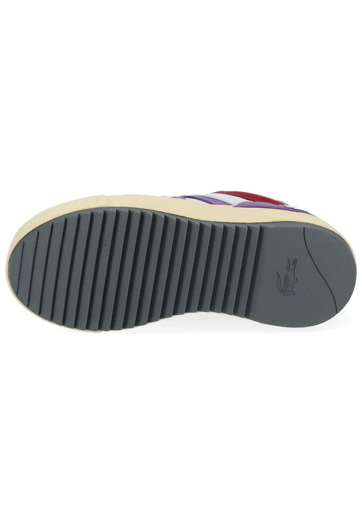 Lacoste Sneaker Lederimitat/Textil Dunkelgrau