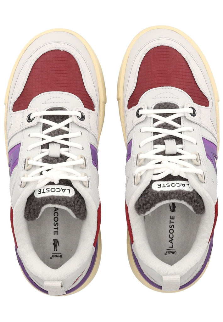 Lacoste Sneaker Lederimitat/Textil Dunkelgrau