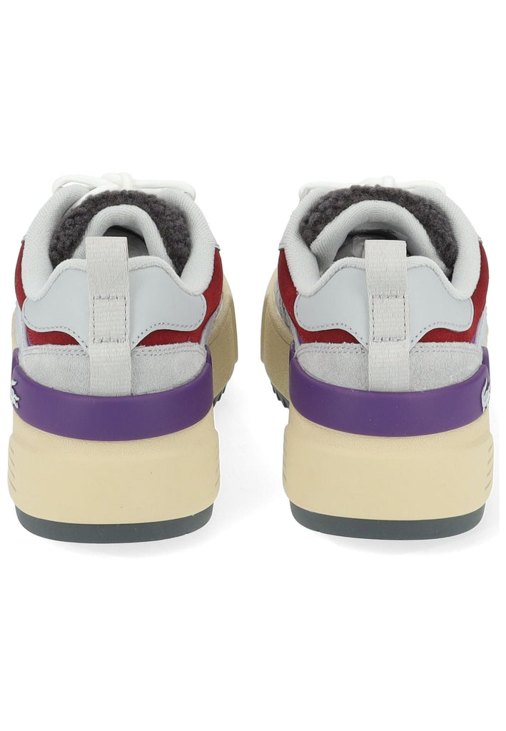 Lacoste Sneaker Lederimitat/Textil Dunkelgrau