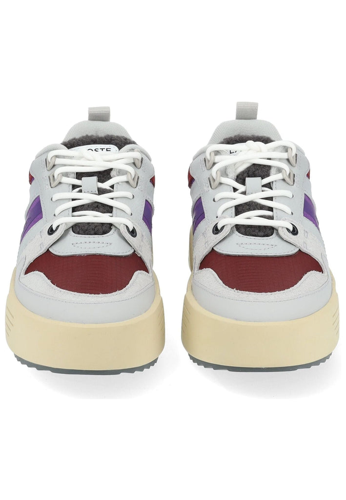 Lacoste Sneaker Lederimitat/Textil Dunkelgrau