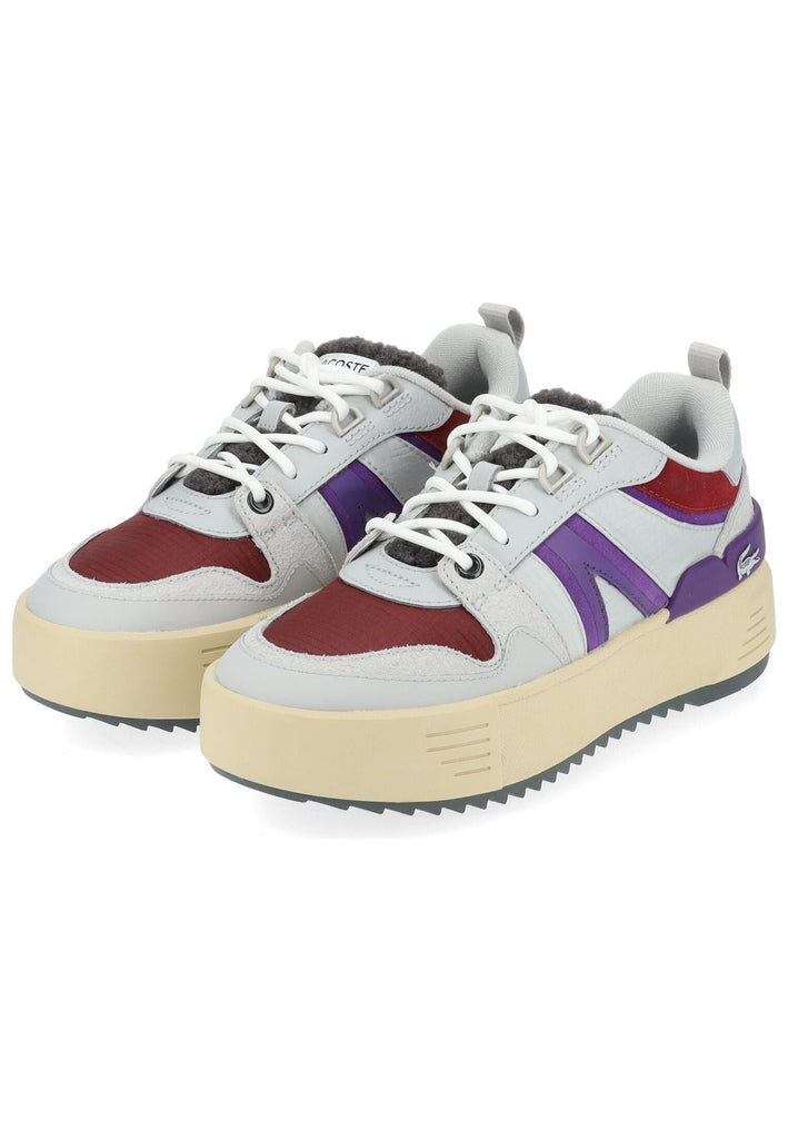 Lacoste Sneaker Lederimitat/Textil Dunkelgrau