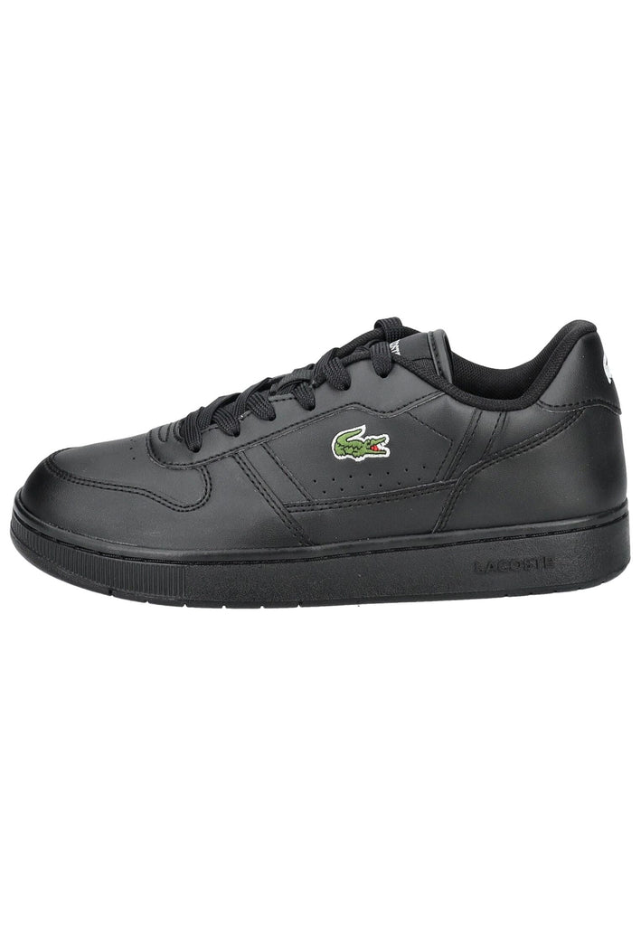 Lacoste Sneaker Lederimitat/Textil Schwarz/Schwarz