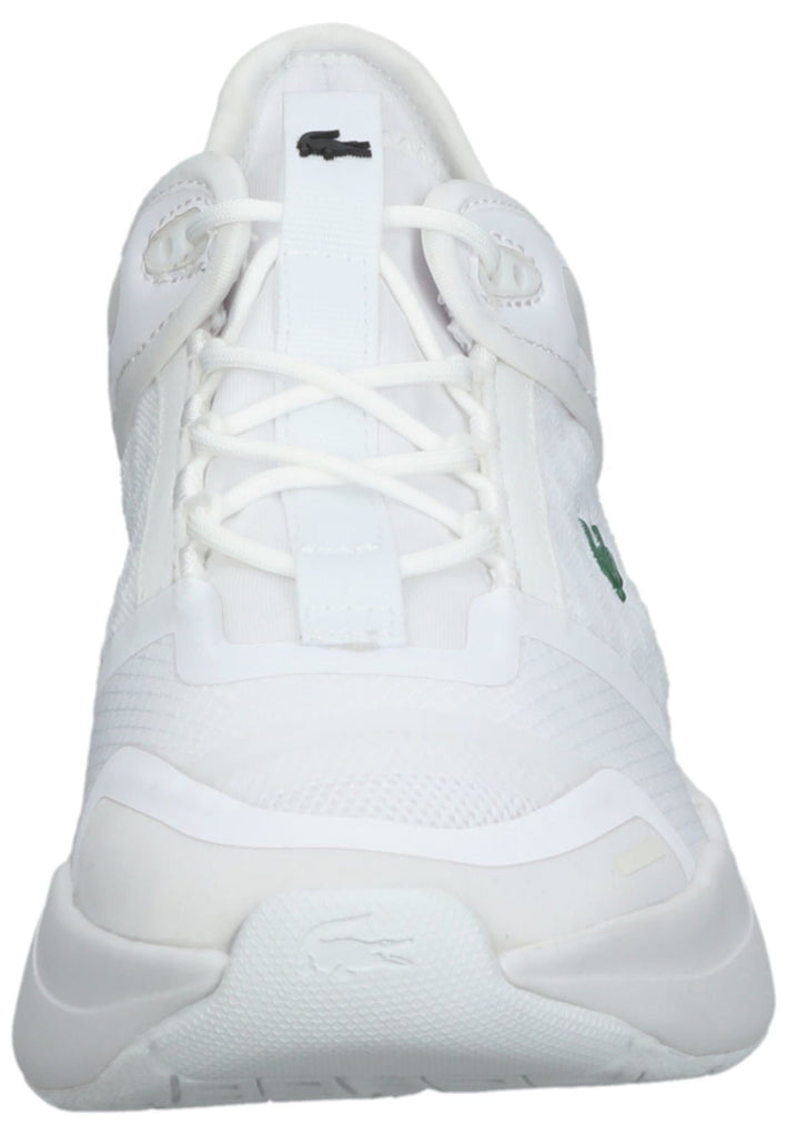 Lacoste Sneaker Lederimitat/Textil Weiß