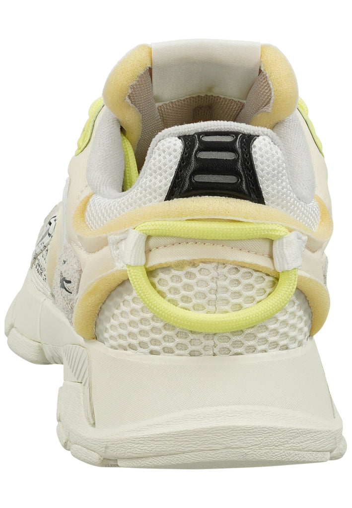 Lacoste Sneaker Lederimitat/Textil Weiß/Grün