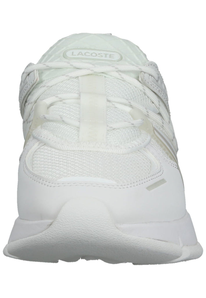 Lacoste Sneaker Lederimitat/Textil Weiß Kombi