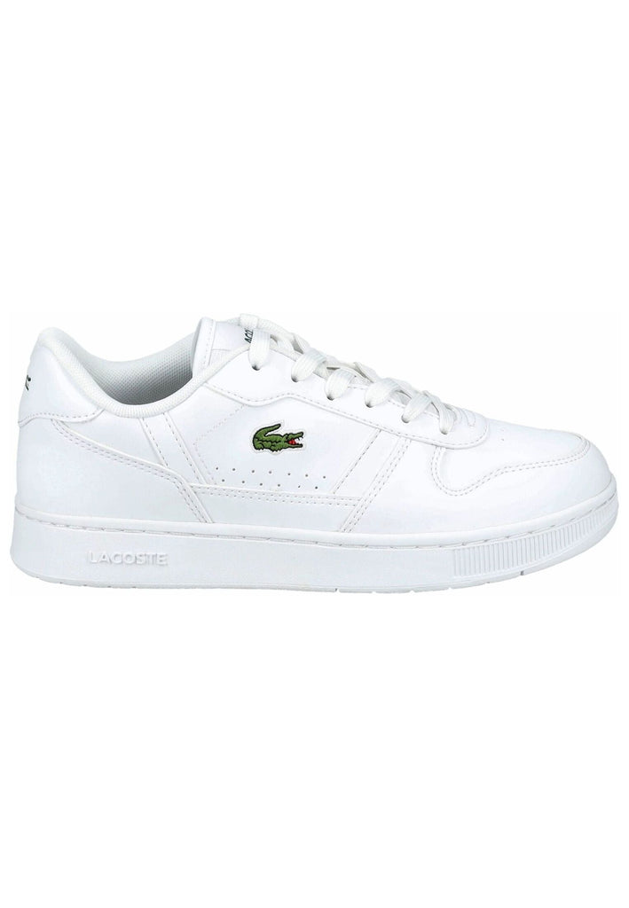 Lacoste Sneaker Lederimitat/Textil Weiß/Weiß