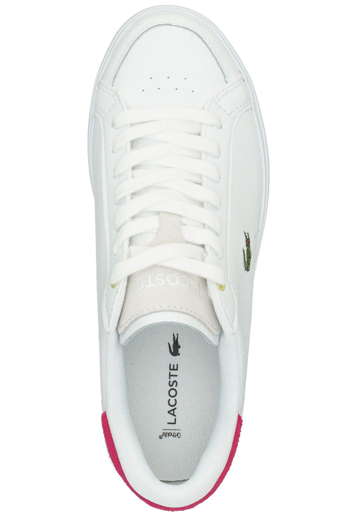 Lacoste Sneaker Lederimitat Weiß
