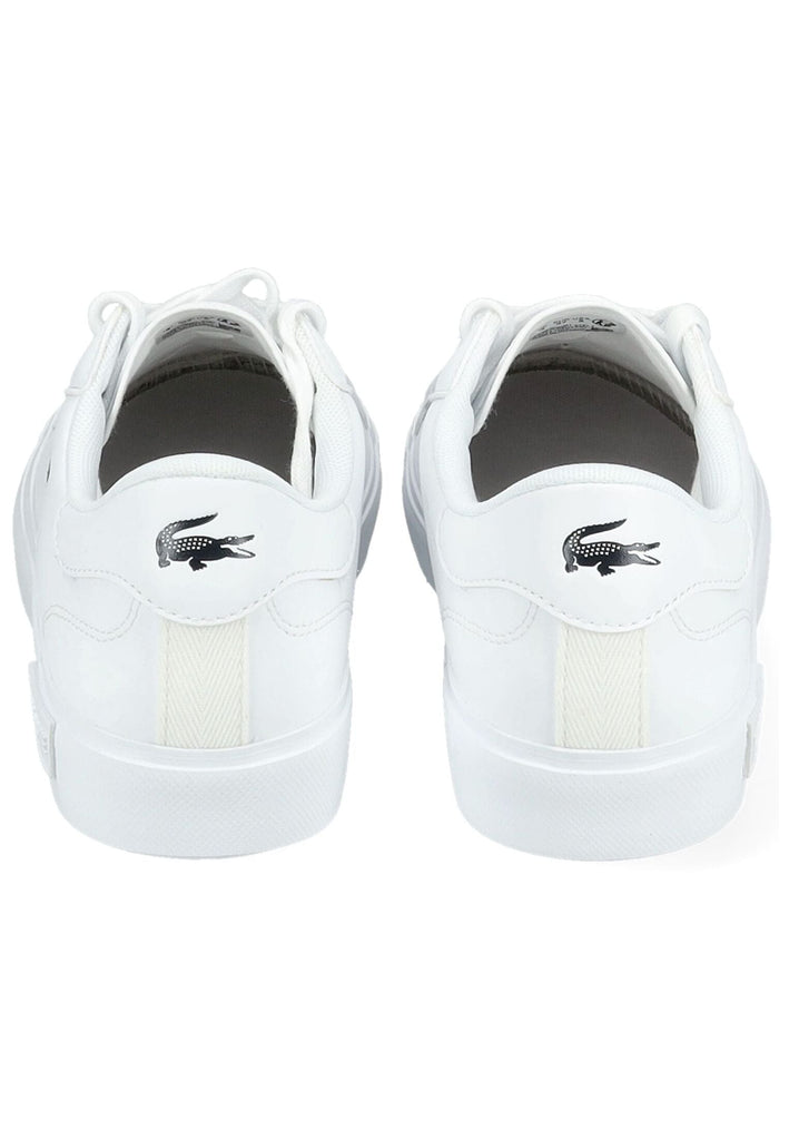 Lacoste Sneaker Lederimitat Weiß