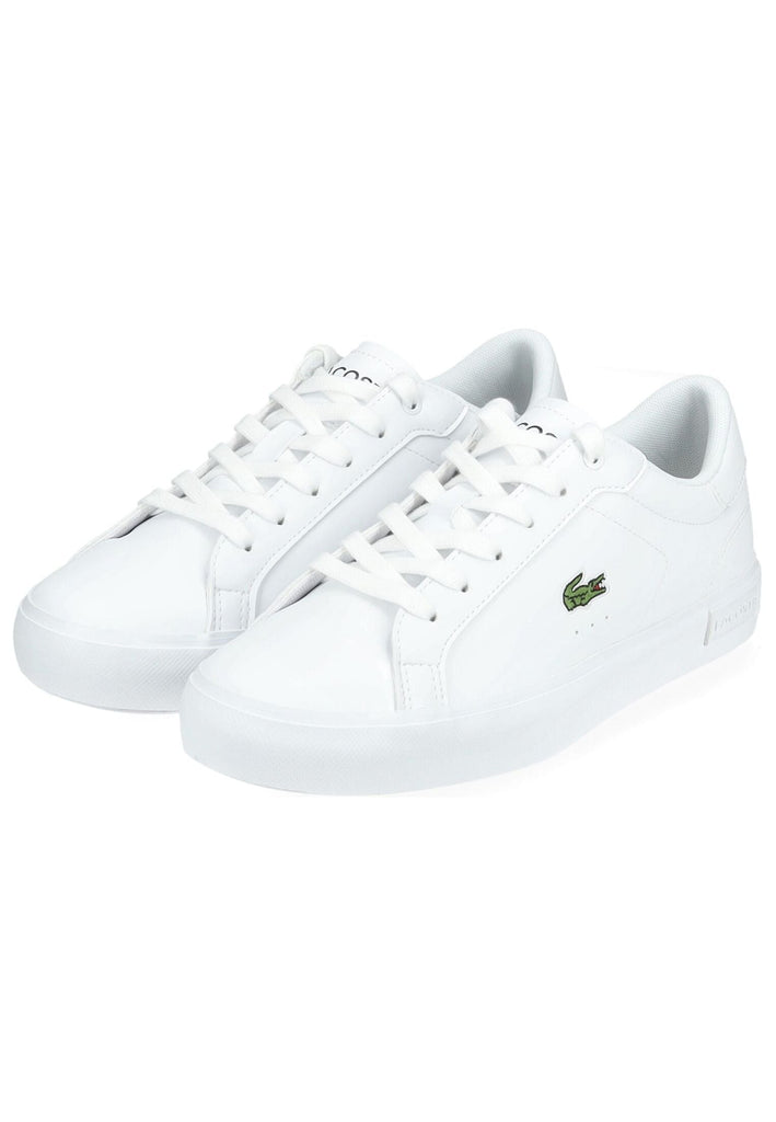 Lacoste Sneaker Lederimitat Weiß