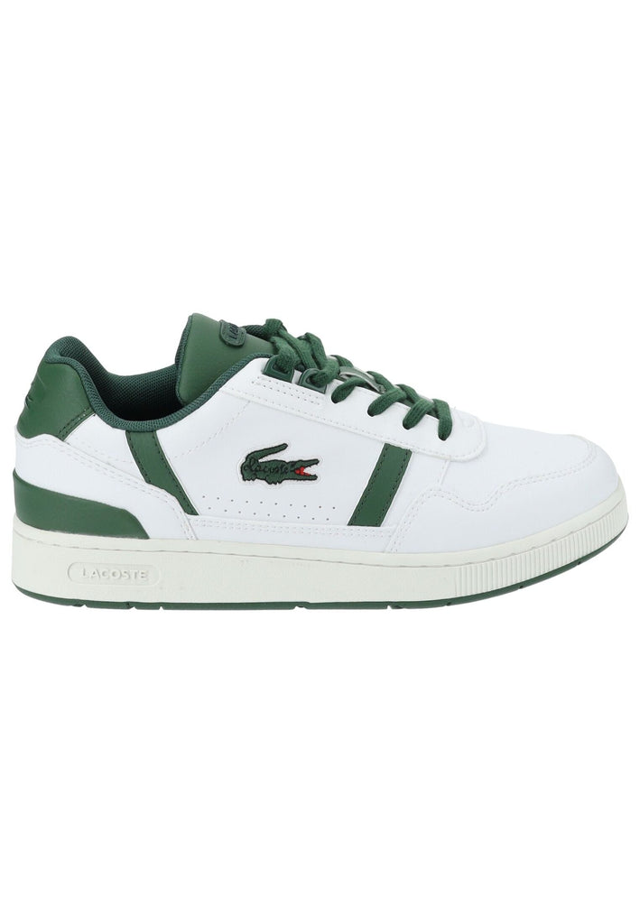 Lacoste Sneaker Lederimitat Weiß/Grün