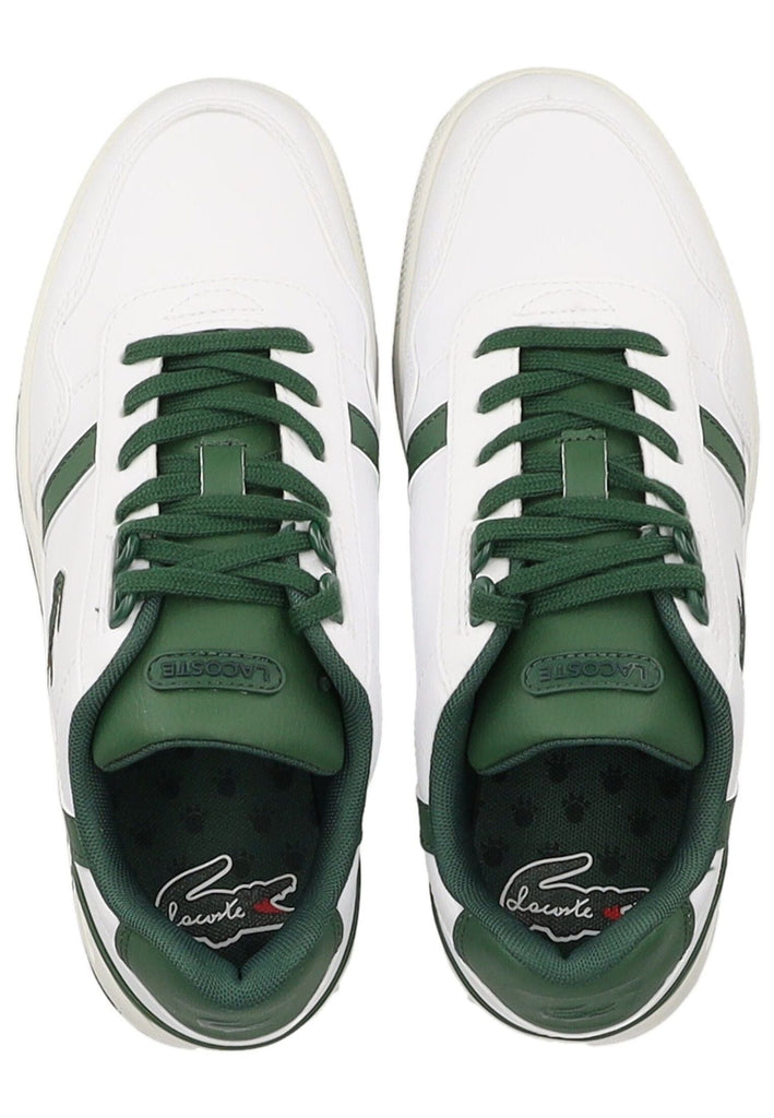 Lacoste Sneaker Lederimitat Weiß/Grün