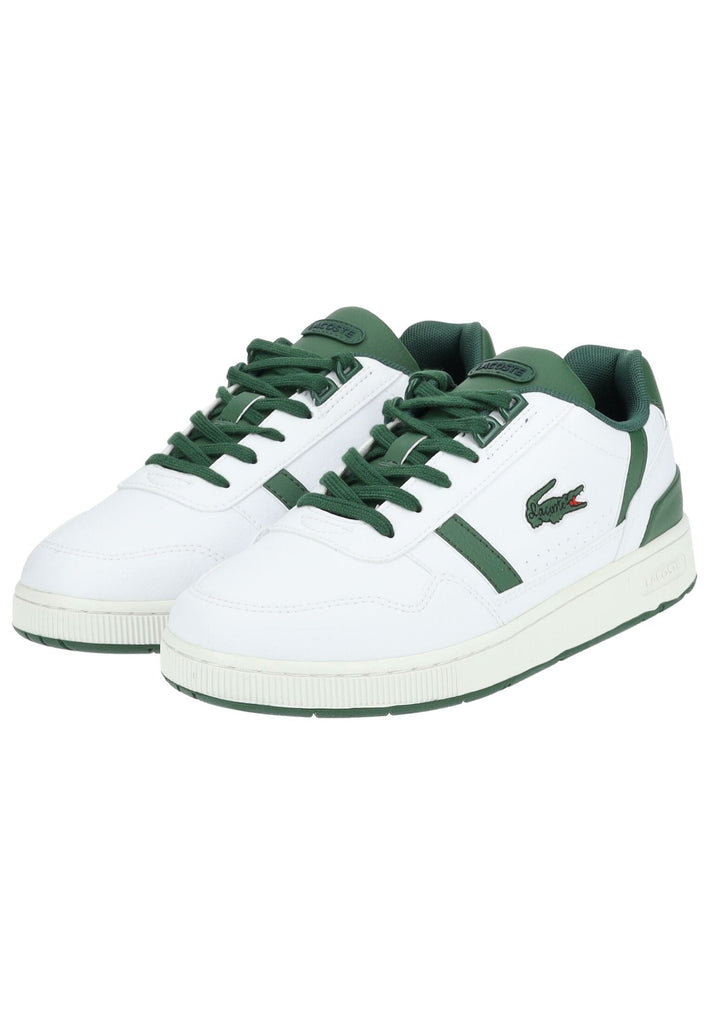 Lacoste Sneaker Lederimitat Weiß/Grün