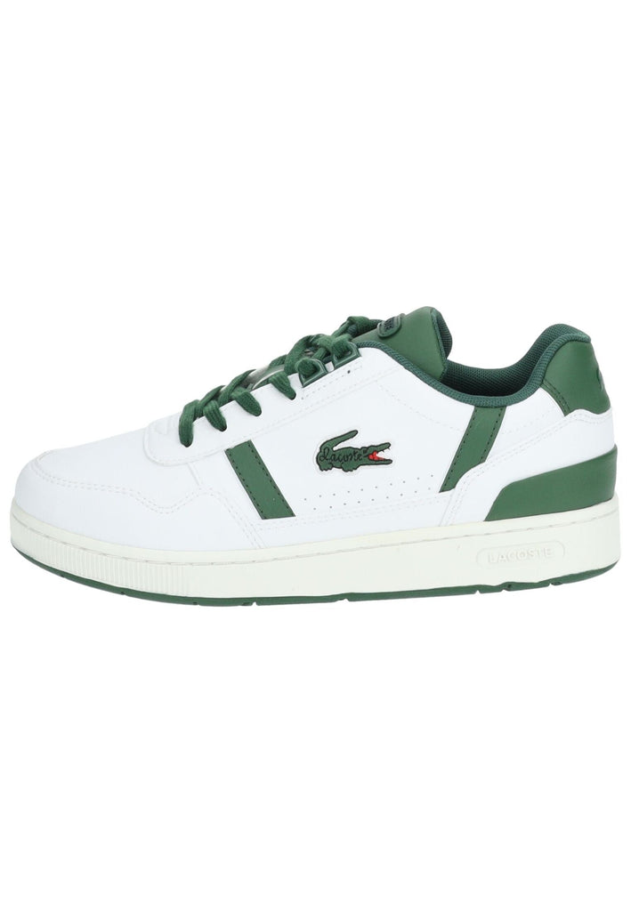 Lacoste Sneaker Lederimitat Weiß/Grün