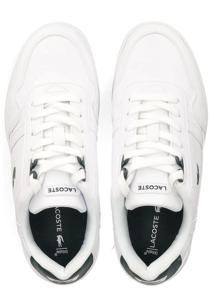 Lacoste Sneaker Lederimitat Weiß/Grün