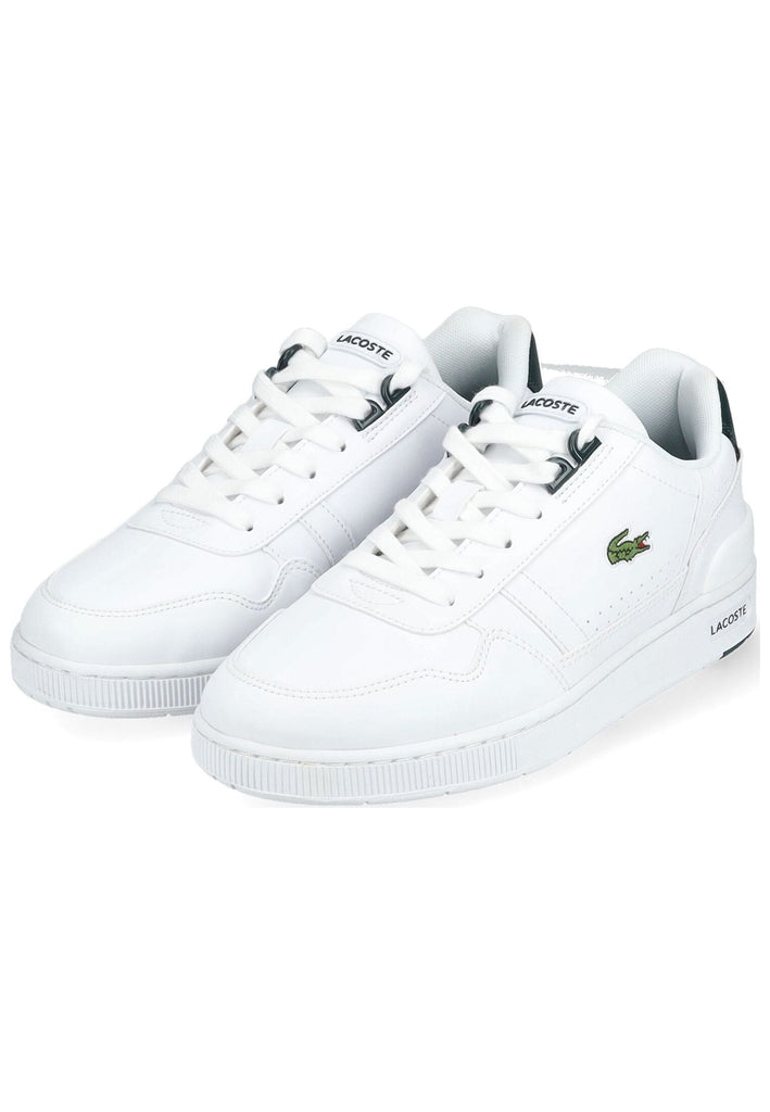 Lacoste Sneaker Lederimitat Weiß/Grün