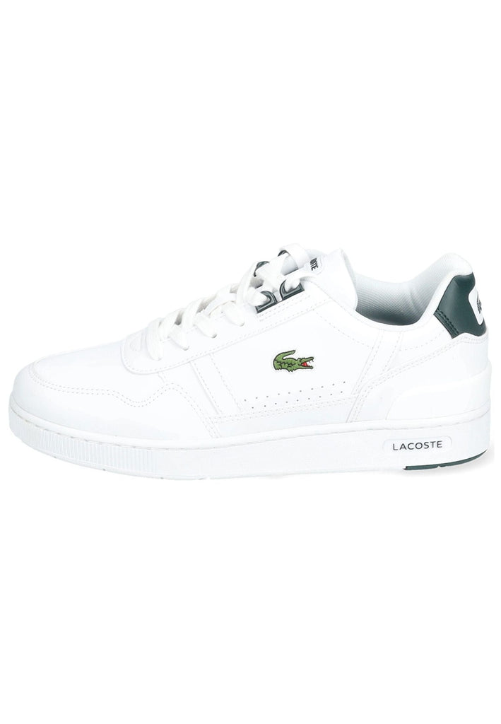 Lacoste Sneaker Lederimitat Weiß/Grün