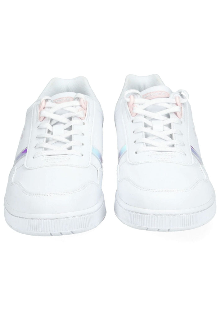 Lacoste Sneaker Lederimitat Weiß/Pink