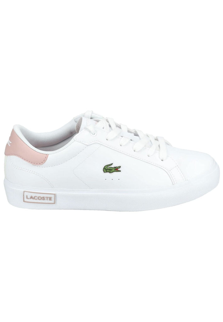 Lacoste Sneaker Lederimitat Weiß/Pink