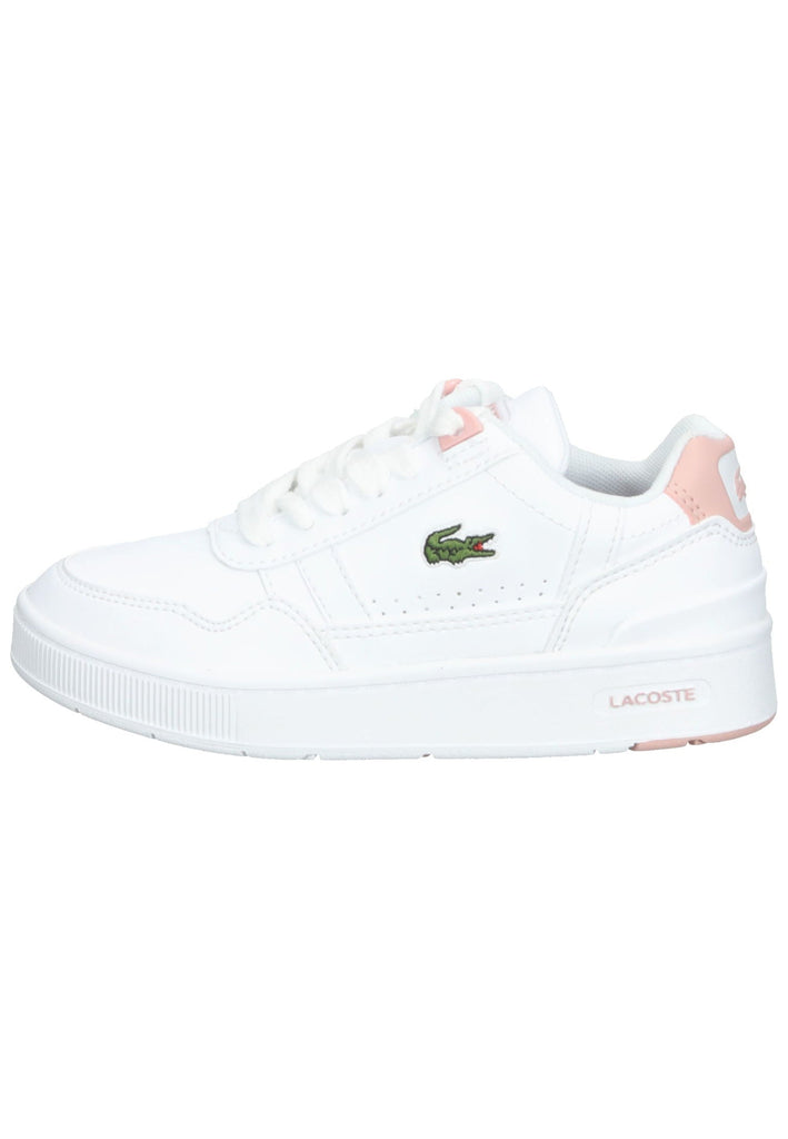 Lacoste Sneaker Lederimitat Weiß/Rosa