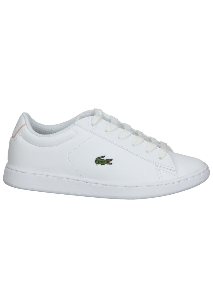 Lacoste Sneaker Lederimitat Weiß/Rosa