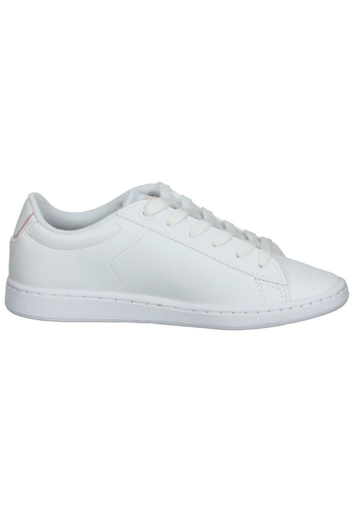 Lacoste Sneaker Lederimitat Weiß/Rosa