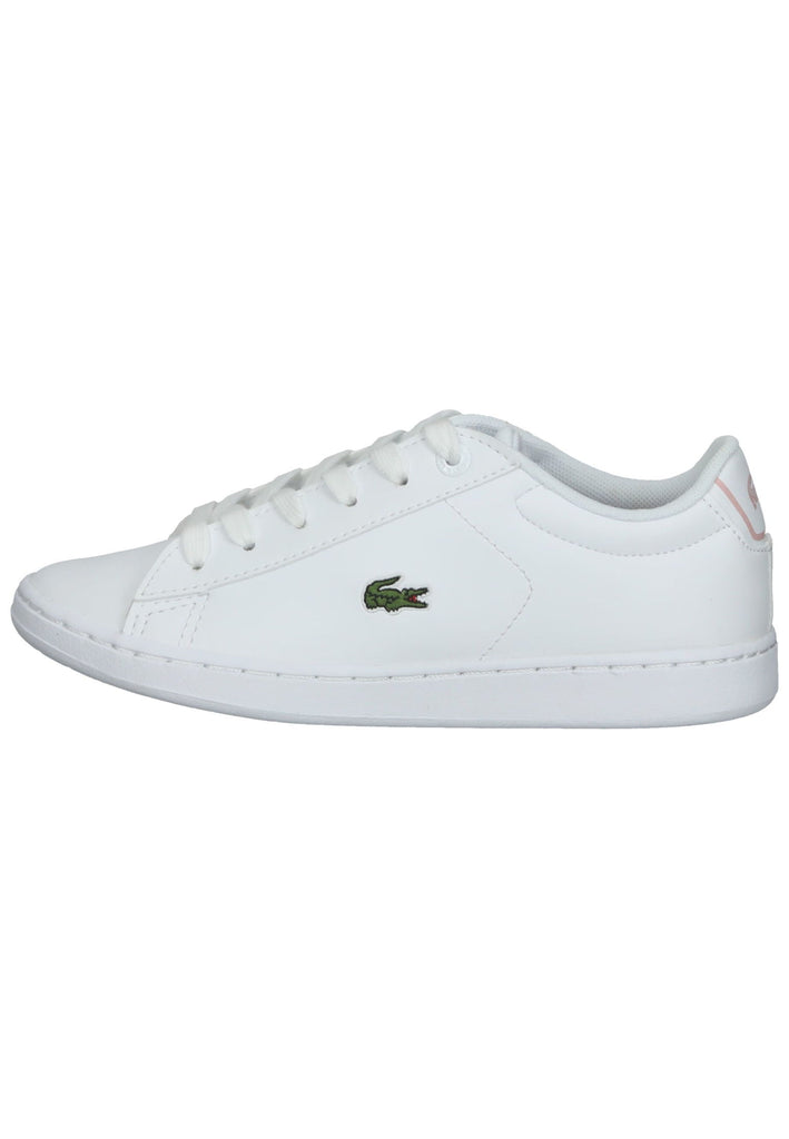 Lacoste Sneaker Lederimitat Weiß/Rosa